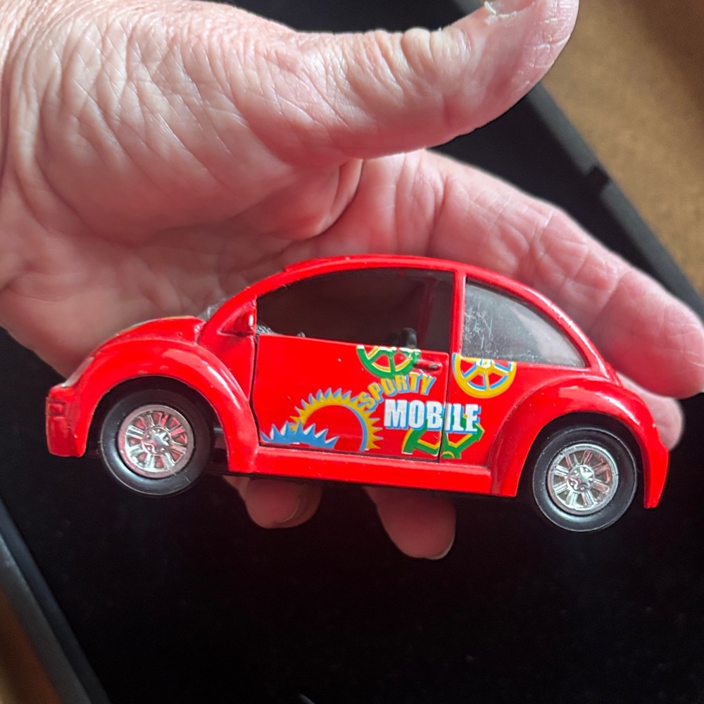 Red Sporty Mobile Toy beetle Car